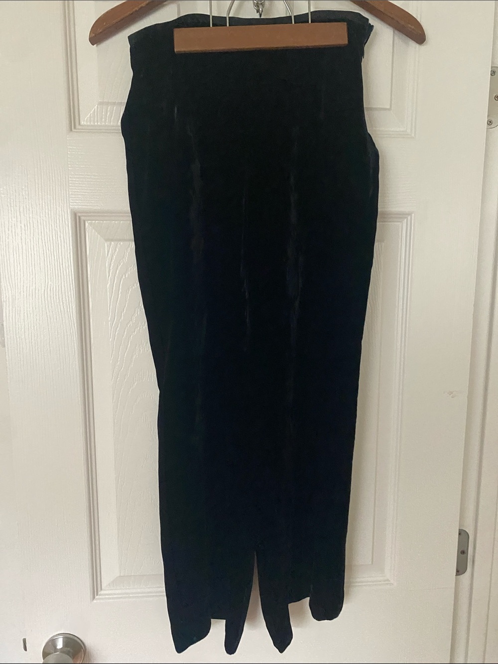 Armani Collezioni Black Corduroy Trousers